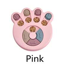 Dog Toys Puzzle Slow Feeder Interactive Increase Puppy IQ Food Dispenser Slowly Eating NonSlip Bowl Pet Cat Dogs Training Game - 爪印藍 - 查看 11