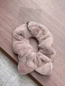 1 pieza Scrunchie de pelo con orejas de gato de peluche, pulsera, funda de teléfono, colgante, diadema versátil, coletero, accesorio para el cabello, dulce y lindo, muñequera multifuncional DIY, pulsera portátil, otoño/invierno