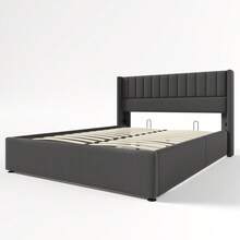 Bed Bases & Foundations - Grey + Linen + 160cm*200cm - View 6