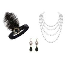 7pcs 1920s Accessories Set, Flapper Style Women's Accessories, 1920s Costume, Roaring 20s Themed Accessories Set, Suitable For Parties, Role Play, Galas And Art Deco Events - Multicolor - View 14