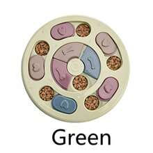 Dog Toys Puzzle Slow Feeder Interactive Increase Puppy IQ Food Dispenser Slowly Eating NonSlip Bowl Pet Cat Dogs Training Game - 爪印藍 - 查看 9