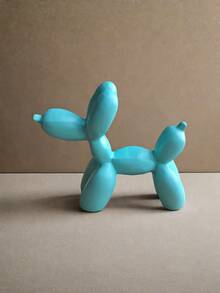 1pc Nordic Creative Balloon Dog Decor, Cartoon Animal Decoration For Living Room, Bedroom, Cabinet, Soft Furnishing, Art Piece