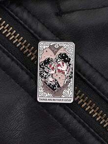 1PC THINGS ARE BETTER IF I STAY Brooch Enamel Pins Cover Of American Punk Band Music Album Brooches Lapel Badge Jewelry Accessories - Nhiều màu - Xem 4