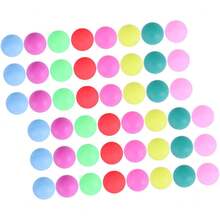 50 Piezas Bolas de Pong de Coloridas para Entrenamiento Fiesta Pelotas Pequeñas Livianas para Competencia y Entretenimiento - 1 - Ver 2