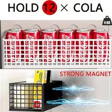 Large Magnetic Side Storage Rack - Strong Magnet, No Drilling Required, Kitchen Storage Organizer, Multi-Functional Storage Basket, Suitable For Refrigerator, Microwave, Washing Machine, Refrigerator Storage. - Multicolor - View 7