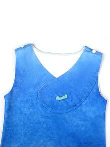 Vestido de Princesa + Conjunto de Capa para Meninas, Adequado para Brincadeira de Faz de Conta, Halloween, Carnaval, Festa de Aniversário, Inclui Peruca, Luvas, Meias - Azul - Visão 6