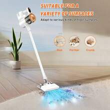 四合一无线手持吸尘器，超轻便携 - 10000pa 强劲吸力，50000RPM 高速电机，USB 充电，配备 3 块 2000mAh 长效电池，多种模式可选，集吸尘、拖地和扫地于一体，适用于家庭、地毯、宠物毛发清洁 - 公寓用户的理想之选，清洁快速，时尚设计，高效过滤，小巧便携，适合家庭和办公室使用 - 多功能吸塵器[主機+配件] - 查看 11