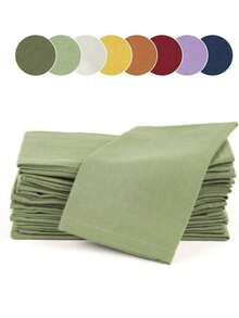 2/6/12 unidades de guardanapos reutilizáveis absorventes macios, adequados para restaurantes, cozinhas, casamentos, festas, decoração de casa, primavera/verão