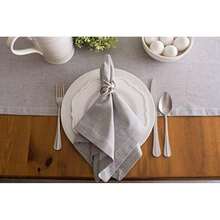 DII TC Solid Chmbry, Paños de Cocina, , 1, 1(Cambray Gris camino de mesa 35.5x182.8 cm) - Multicolor - Ver 6