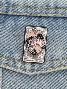 1PC THINGS ARE BETTER IF I STAY Brooch Enamel Pins Cover Of American Punk Band Music Album Brooches Lapel Badge Jewelry Accessories - Nhiều màu - Xem 9