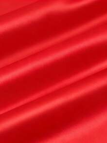 Áo sơ mi nữ cỡ lớn chất liệu satin mềm mại, kiểu dáng thường ngày, dễ phối đồ, thích hợp cho mùa xuân. - Đỏ - Xem 3