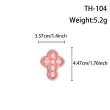 Inlaid Gemstone Series Polymer Clay Cutter Clay Cutting Molds Earring Jewelry DIY Handmade Cutting Molds For DIY Earrings & Crafts, Perfect For Handmade Decorations, Jewelry Making Tools ﻿