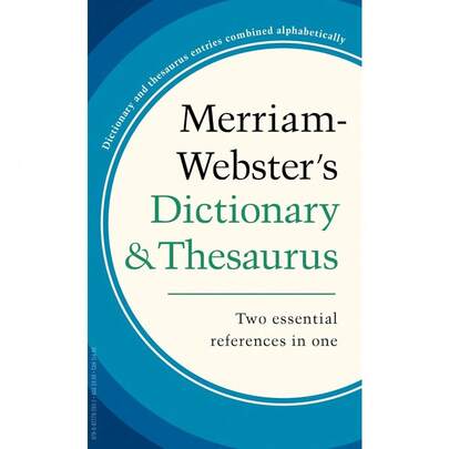 Merriam-Webster's Dictionary And Thesaurus, Mass-Market Paperback