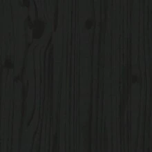 vidaXL Massivholzbett Mit Kopfteil Schwarz 200x200 Cm - nero - Visualizzare 12
