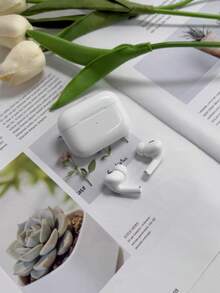 无线耳塞，蓝牙耳机，无线耳麦 - 立体声降噪，蓝牙5.3，高清音频，超长续航，音乐、健身、旅行的理想之选，兼容智能设备 - 白色 - 查看 3