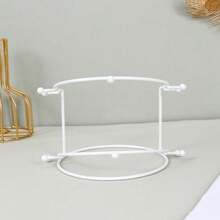 Bride Crown Headband Tiara Support Holder Princess Rhinestones Crown Display Rack Metal Gold Crystal Headbands Organizer - Multicolor - View 8