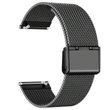 2pcs Unisex Metal Watch Bands, Compatible With Samsung, Watches, Minimalist Sports Watch Strap, Universal Size 20mm/22mm, Smart Watch Replacement Wristband, Fashionable Smart Watch Band, Compatible With Samsung Galaxy Watch 7/6/5/4 (40mm/44mm), Watch Accessories - Black - View 5