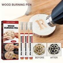 Wood Burning Pen Set Wood Marking DIY Pyrography Pen Wood-Burning Marker Set - Wood Carving Pen - View 1