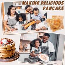 FillTouch 2 Pcs Cupcake Batter Dispenser Pancake Mix Dispenser 4 Cups With Squeeze Handle Tools For Pancake, Cupcake, Cookie, Cake, Waffles, Ice Cream Baking Gifts For Kitchen Housewarming (Black) - ColorE - 查看 5