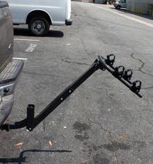 Two Bike Rack Racks Hitch Mount Double Swing Arm Foldable Rack - 1 - View 6