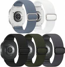 Smart Watch Strap - Blue Gray/White/Black/ Green/Dark Grey - View 1