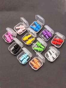 Silicone Ear Plugs - Reusable Christmas Tree Design For Anti-Snoring, Noise-Cancelling, Swimming, Learning, And Sleeping,Noise-Proof And Sound-Insulating Silicone Earplugs Travel Essentials Travel Accessories