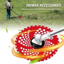 Freischneider Messer,2er-Pack 9" x 36T Hartmetall bestücktes Freischneidemesser für Freischneider,Trimmer,Unkrautvernichter,mit 25.4mm/1'' oder 20mm/0.78'' Aufnahmedurchmesser, Universal-Adapter-Sets - Verschiedenfarbig - Übersicht 7