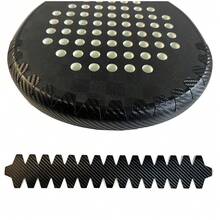 GET MOVING Black 3K Texture Large Gear Padel Protector Tape