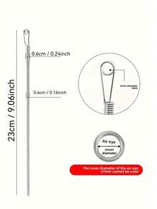 1pc Spring-Loaded Drawstring, Easy Threading Tool, Elastic Cord With Flexible Eyelet, Multipurpose Elastic Waistband, Suitable For Pants, Hoodies And Skirts. Essential Home Set Includes 1 Drawstring Belt, DIY Helper Without Sewing, Great Christmas Gift For Women (Steel Spring, Flexible Tip). Compact And Portable, Applicable For Various Needlework, Household Sewing Tools, Garter Suspenders. - Multicolor - View 7