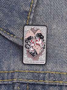 1PC THINGS ARE BETTER IF I STAY Brooch Enamel Pins Cover Of American Punk Band Music Album Brooches Lapel Badge Jewelry Accessories - Nhiều màu - Xem 6