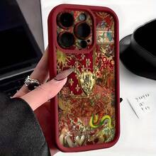 Cases For Women Painted Medieval Style Collage Cases Are Suitable For Alppe 17/17 Pro/17 Pro Max/16/16 Pro/16 Pro Max/15/15 Pro/15 Pro Max/14/14 Pro/14 Pro Max/13/13 Pro/13 Pro Max/11/11 Pro/11 Pro Max/12/12 Pro/12 Pro Max. They Are Designed To Be Stylish, , And Resistant To - 款式1(1pc) - 查看 8