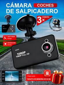 720P Dash Camera For Car Dash Cam 2.2'' IPS Screen Car Video Recorder G-Sensor Night Vision 140°Wide Angle - 黑色 - 查看 4