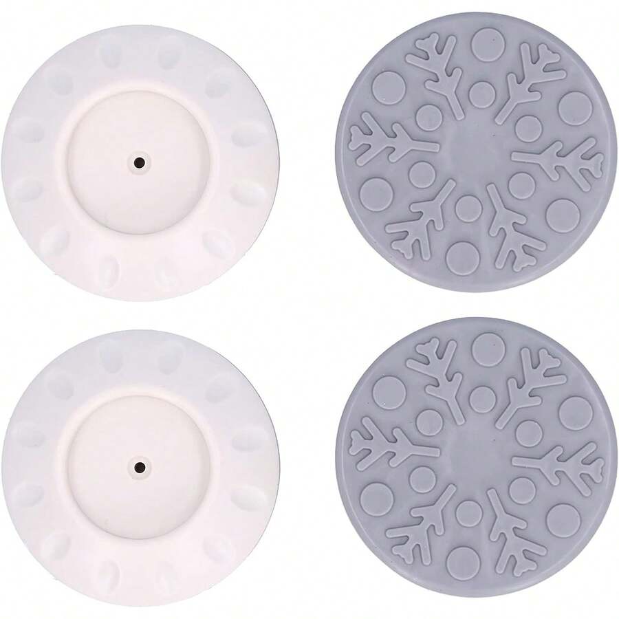 Fdit - Protector de pared para puerta de bebé, 4 unidades, protector de protección de pared para bebés y mascotas, accesorios para escaleras, puertas de  interiores - 1 - Ver 1