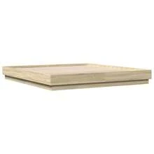 vidaXL Bettgestell Sonoma-Eiche 180x200 Cm Holzwerkstoff - Castano - Visualizzare 3