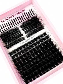 New 204Pcs Individual Eyelash Clusters 3 Styles Eyelash Clusters Spike Eyelash,Multi-Type Natural Look,80D+Spike Eyelash Reusable Individual Segmented False Eyelashes Wispy&Ultra Soft DIY Eyelash Extension At Homelash Clusters,Eyelash Clusters,Individual Eyelashes,Lashes,Fake Lashes - màu đen - Xem 2
