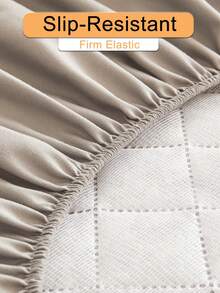 1pc 3-Layer Quilted Thick Mattress Cover, 100% Waterproof Mattress Protector, Soft And Breathable Fitted Sheet For Single Or Double Bed (No Pillowcase) - Grey - View 6