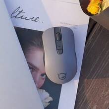 Lenovo Xiaoxin M1 Office Tablet Universal Silent Mouse: High-Precision Positioning, 69g Portable, 3-Level Adjustable DPI, Bluetooth Connectivity, Matte Finish. - Grey - View 7