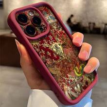 Cases For Women Painted Medieval Style Collage Cases Are Suitable For Alppe 17/17 Pro/17 Pro Max/16/16 Pro/16 Pro Max/15/15 Pro/15 Pro Max/14/14 Pro/14 Pro Max/13/13 Pro/13 Pro Max/11/11 Pro/11 Pro Max/12/12 Pro/12 Pro Max. They Are Designed To Be Stylish, , And Resistant To - 款式1(1pc) - 查看 3