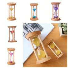 1/3/5 Minutes New Wooden Mini Desktop Decoration Sand Clock Creative Timers Sandglass Kitchen For Kids Gift
