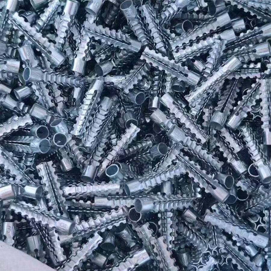 6毫米金属膨胀螺栓，轻质铁膨胀螺钉，适用于轻质砖墙，也适用于木材、石膏板、墙面安装，可用于固定画作、晾衣架、壁灯、壁挂花盆等。 - 銀色 - 查看 1