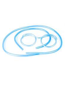 1入組遊戲迷專屬超長鬆垮眼鏡吸管有趣眼鏡新奇無味吸管，滑稽的飲品吸管眼鏡-奇特且靈活的飲料配件-適用於生日、派對和社交聚會-有趣的惡作劇禮物和獨特的派對小禮物 - 圓形 - 查看 14