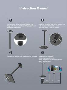 RGB Lighting Gaming Headphone Stand With Type-C Expansion Headphone Holder - Multicolor - View 10