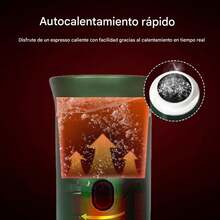 Cafetera portátil 3 en 1, máquina de café espresso, 20 bares, nano, para viajes en coche, mini máquinas de café espresso, cafetera eléctrica con autocalentamiento, USB-C, cafetera portátil 3 en 1, cafetera de cápsulas con extracción en frío y en caliente para viajes en coche, acampadas al aire libre. - Admite métodos de preparación en frío y en caliente para satisfacer diferentes preferencias de sabor.  Traducción realizada con la versión gratuita del traductor DeepL.com - Verde - Ver 3