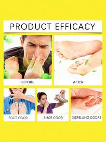 1 Hộp Xịt Khử Mùi Giày Hương Chanh 100ml, Thích Hợp Cho Mùi Hôi Chân Và Chăm Sóc Chân. Công thức dịu nhẹ, kết cấu tươi mát, giữ cho đôi chân luôn thơm mát mỗi ngày. Xịt chân này loại bỏ mùi hôi và kiểm soát mồ hôi chân hiệu quả. Tiện lợi khi đi du lịch. - Xịt khử mùi chân - Xem 11