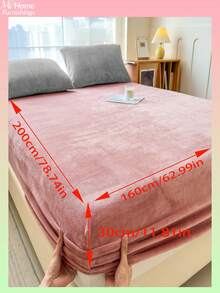 Lençol de veludo cristal de cor sólida (1 peça), roupa de cama, protetor de colchão, capa de cama, roupa de cama confortável e quente para o lar, protetor de colchão antipilling, macio e agradável ao toque, disponível em várias cores para meninos, meninas, dormitórios estudantis, decoração simples e moderna para casa, roupa de cama macia e confortável para o quarto, capa de colchão moderna, protetor de colchão completo, lavável à máquina, roupa de cama para a volta às aulas. - Multicolorido - Ver 112