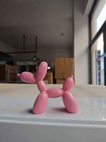 1pc Nordic Creative Balloon Dog Decor, Cartoon Animal Decoration For Living Room, Bedroom, Cabinet, Soft Furnishing, Art Piece