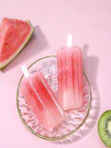 1pc 4-Cavity Popsicle Mold With Lid, Cute Ice Pop Mold For DIY Homemade Ice Cream, Popsicle, And Ice Lolly - Multicolor - View 8