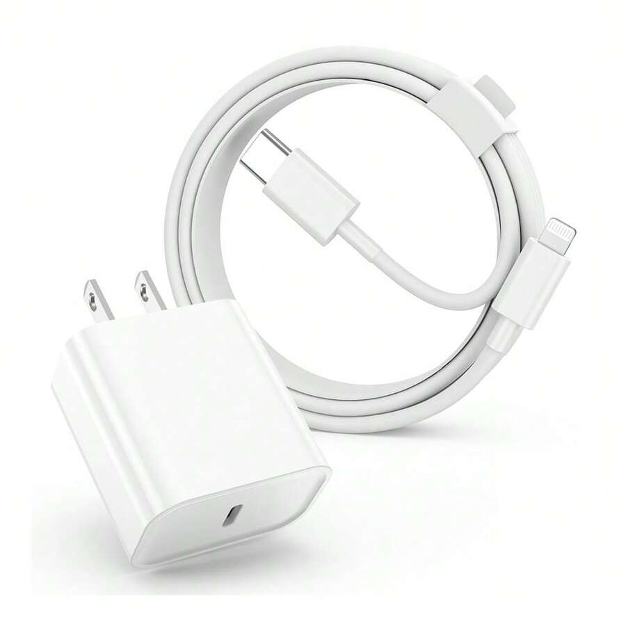 30W Fast Charging Wall Adapter + 3.3ft/100cm High-Efficiency Data Transfer Fast Charging Cable Compatible With IPhone 14 Pro Max/14 Pro/14 Plus/14/13/12/11/XR/Xs Max/8/7 Plus Series Charger Phone Charger High Output Power
