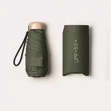 Folding Umbrella, Lightweight Portable Sunproof Rain Umbrella For Daily Travel, Spring Summer Picks, Brides Maid Gifts, Room, Bedroom Decor, Bedroom Decor, Beach, Travel, For Men, For Women, Vacation,Women's Day,Travel Essentials,Wedding Favours,Y2k,Bedroom,Car Accessories Women,Kitchen Decor,Cute Stuff - Multicolor - View 5