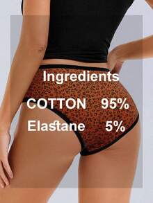 12Pcs/Set Women's Cotton Underwear Panties Ladies Low-Rise Briefs Lingerie - Nhiều màu - Xem 4